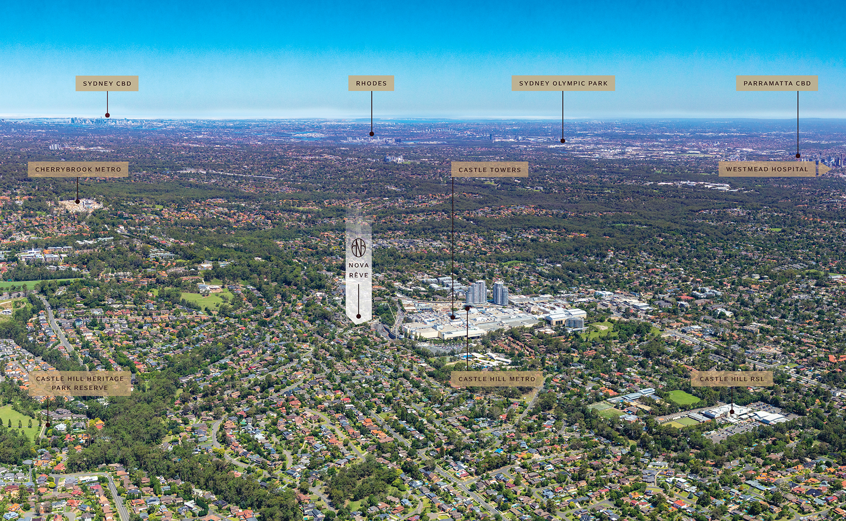Artist's impression of Nova Rêve, Castle Hill