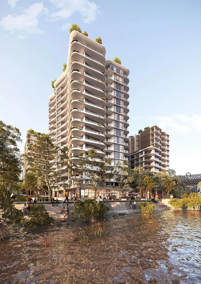 Artist's impression of Nova Rêve, Castle Hill, by Rêve Group, Turner and Land and Form Studios, view 4