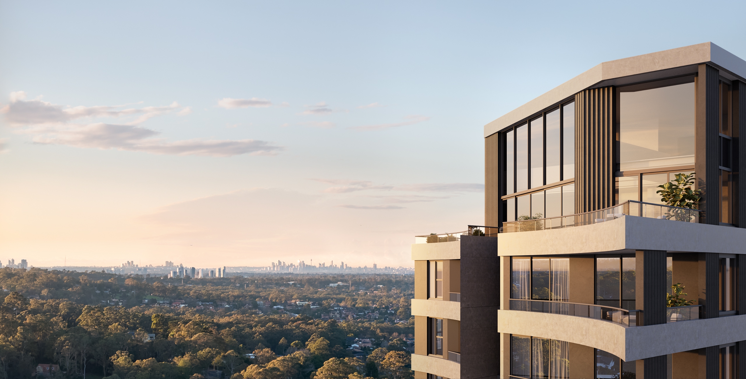 Artist's impression of the Nova Rêve, Castle Hill building exterior, view 3